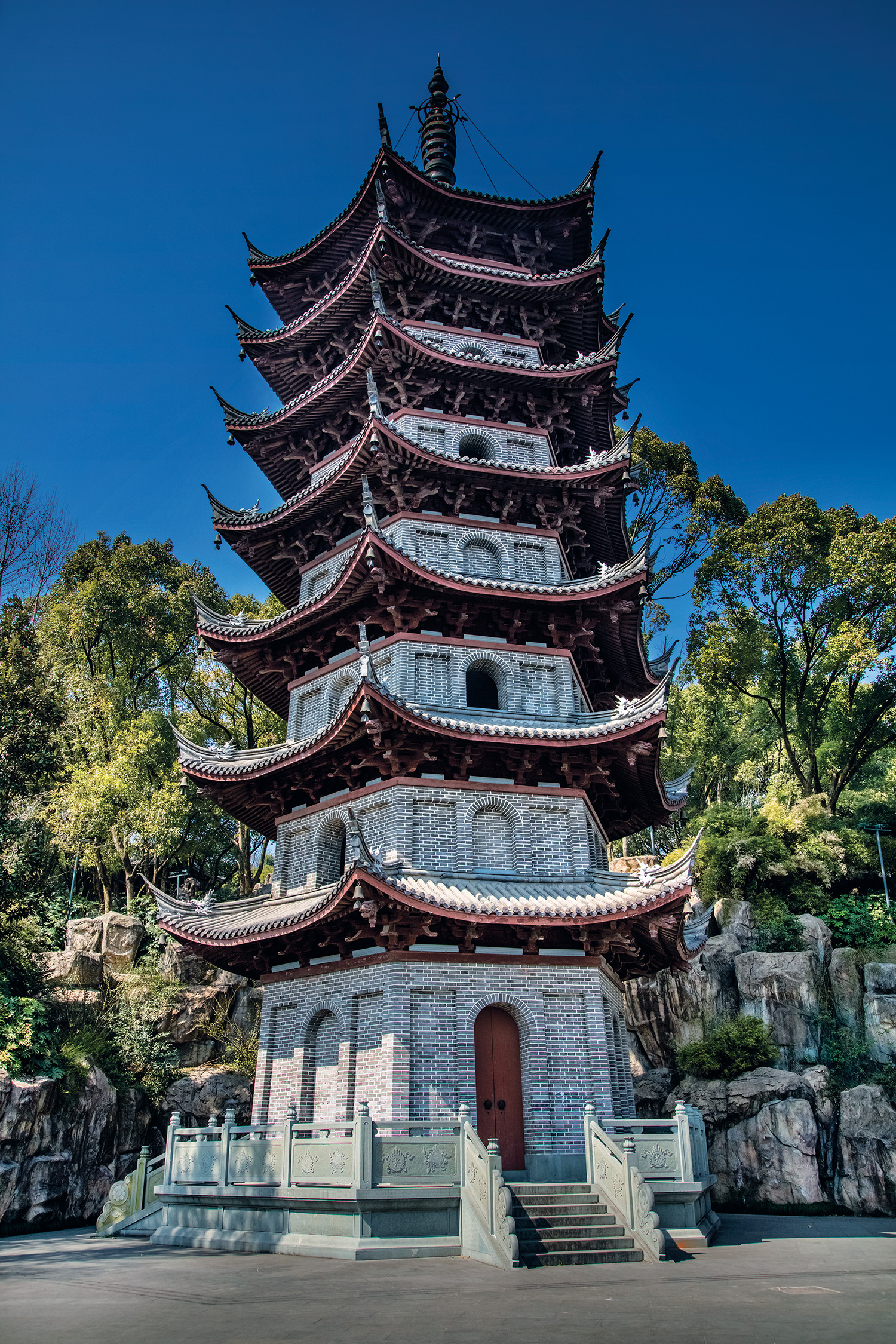 嵊州鹿山公园应天塔